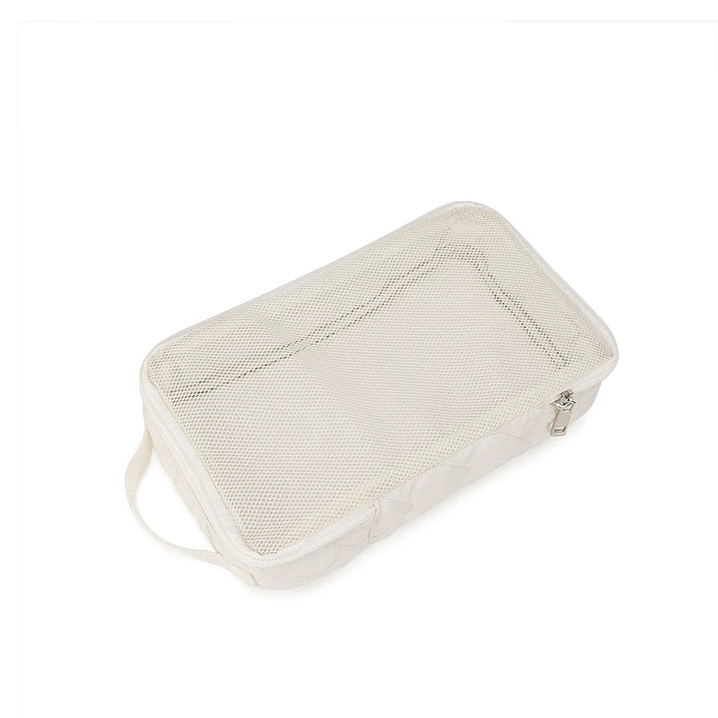 Portable Baby Travel Storage Organizer Bag Diaper Clothes Hanging Mesh Pouch Mommy Outting Bag