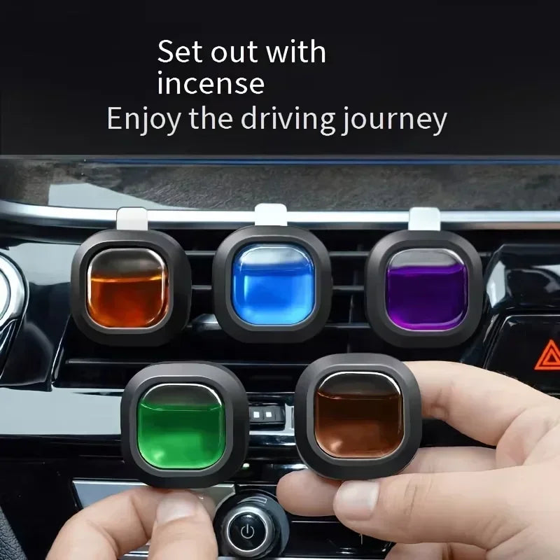 Long-Lasting Car Air Freshener Vent Clip Essential Oil Scented Odor Eliminator 0.14oz Alcohol-Free Fragrance for Fresh Car Smell