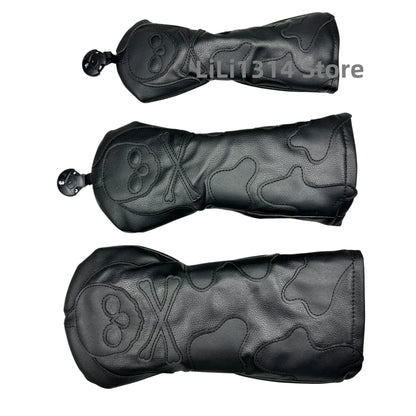 Golf Personality Skull Pattern Head cover Driver Head Covers Fairway Wood Head Covers Hybrid Head Covers Putter Cover