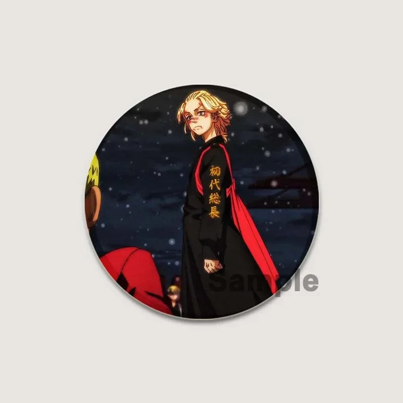 Fashion Accessories Anime Tokyo Revengers Brooches Backpack Clothes Accessories Decor Lapel Pin Badge for Fan's Collection Gift