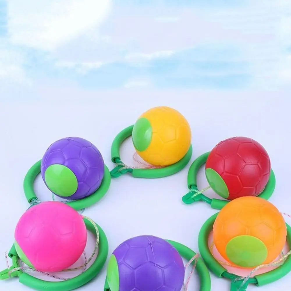 Foot Hoop Ball Foot Jumping Ball on String Exercise Sports Reaction Training Ball Skip Ropes Sports Height Growth