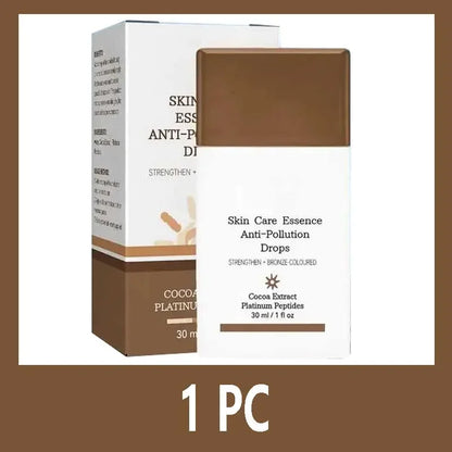 30ml Fake Tan Peptide Serums Liquid Dark Self Tanning Serum Self Tanning Essence Bronzer Drops Face Self Tanner Drops