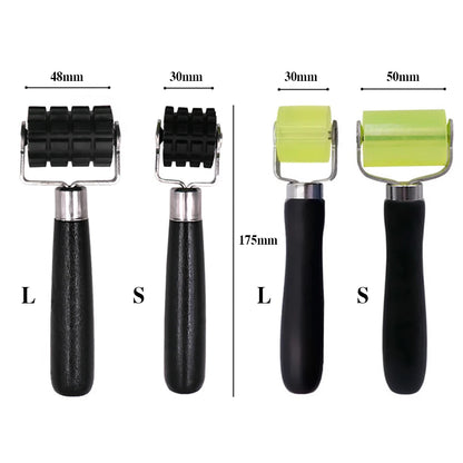 Car Soundproof Wheel Tire Patching Compaction Roller Wheel Automobile Audio Sound Insulation Cotton Roller Pushing Wheel Tool