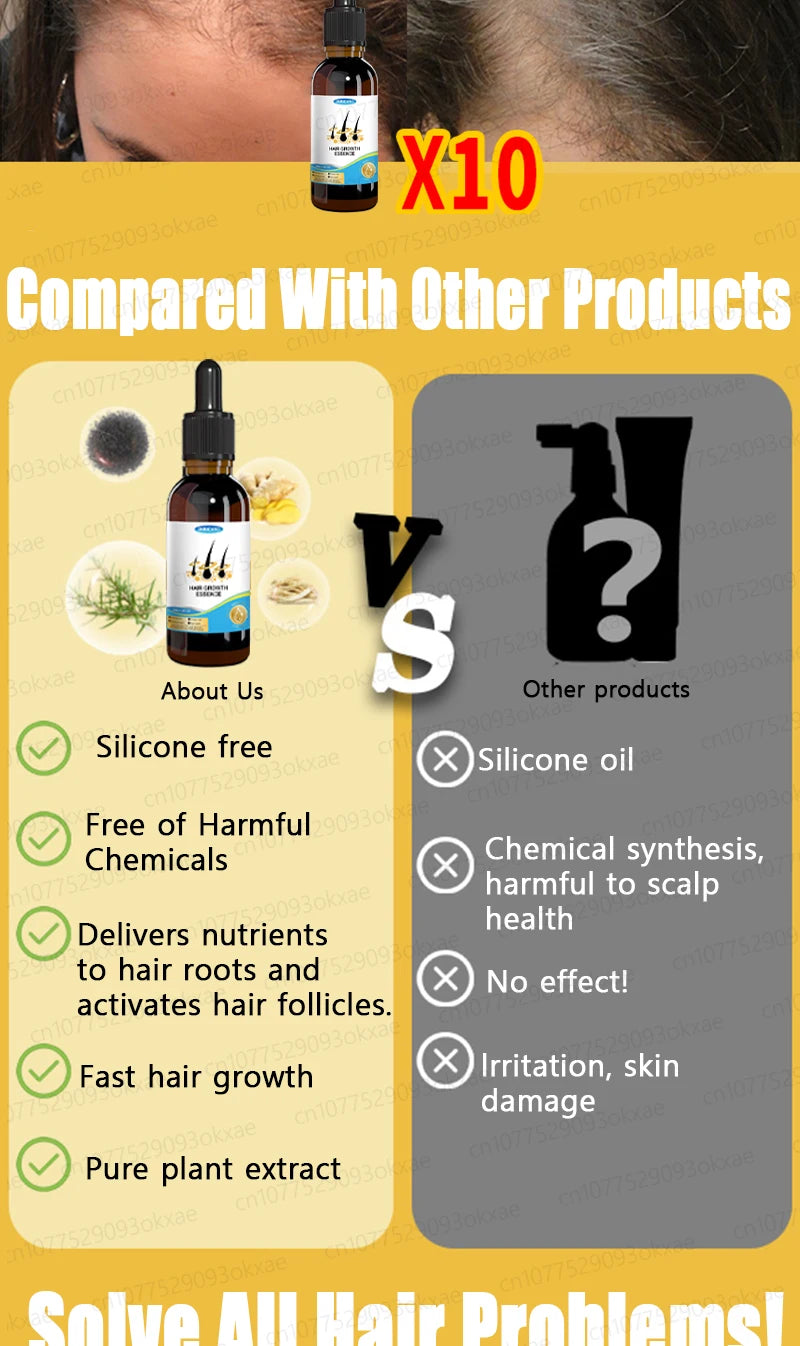 The latest hair serum for 2025. Quickly repair hair follicles and say goodbye to hair loss.