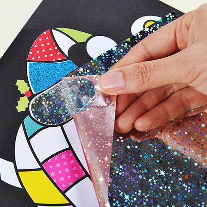 Magical Painting Art Stickers Handmade DIY Student Transfer Sticker Office Cultural Educational Supplies Cartoon Colorful TMZ