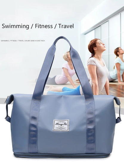 UNIXINU Carry On Travel Duffle Bag Nylon Waterproof Sports Gym Tote Bags for Women Large Capacity Storage Luggage Handbag