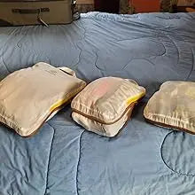 2/6/9 Set Compression Packing Cubes Waterproof Travel Organizer Bags Space-Saving Luggage Storage for Suitcase Travel Essentials