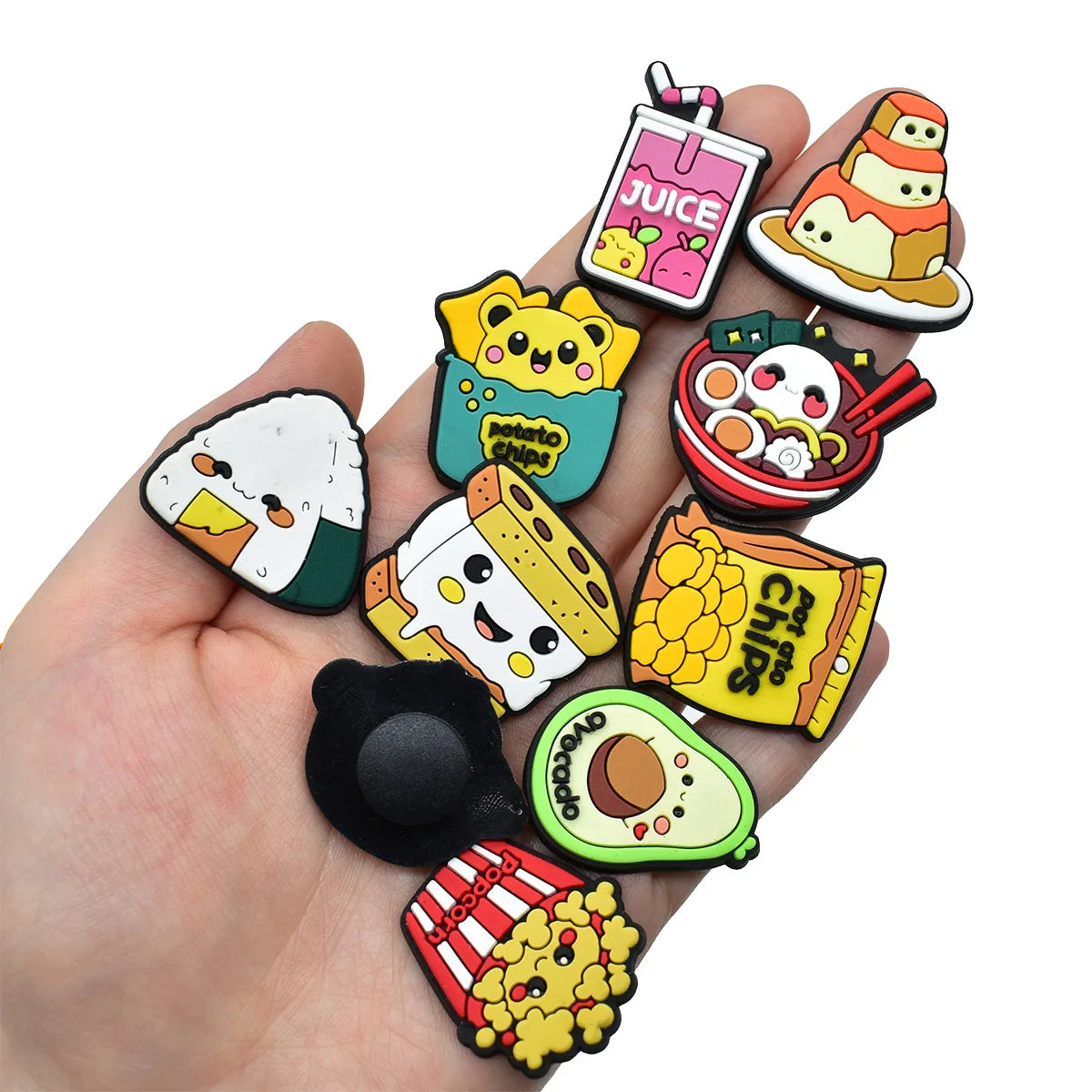 Cute Food Shoe Charms Decoration for Crocs Pin Accessories Charms Bracelet Wristband DIY Shoe Party Gifts