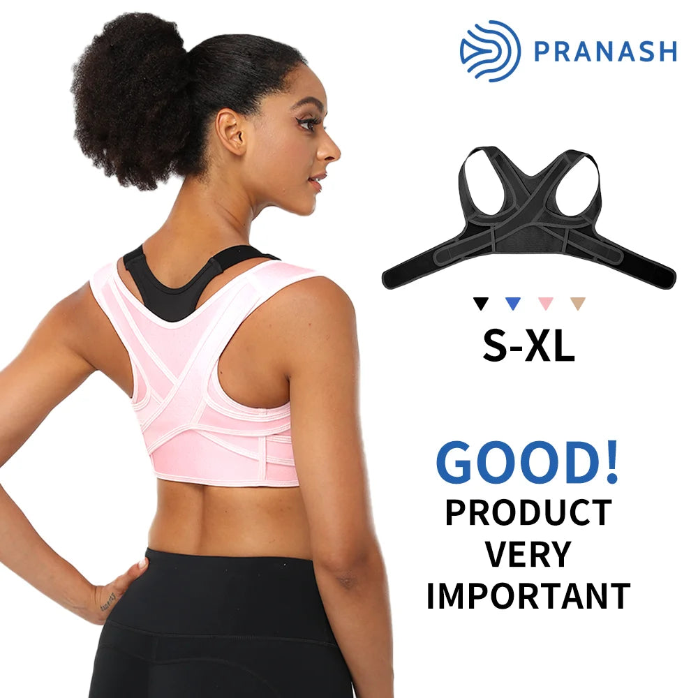 Posture Corrector Adjustable Upper Back Brace Breathable Back Support Straightener for Neck Shoulder Clavicle Lumbar Pain Relief