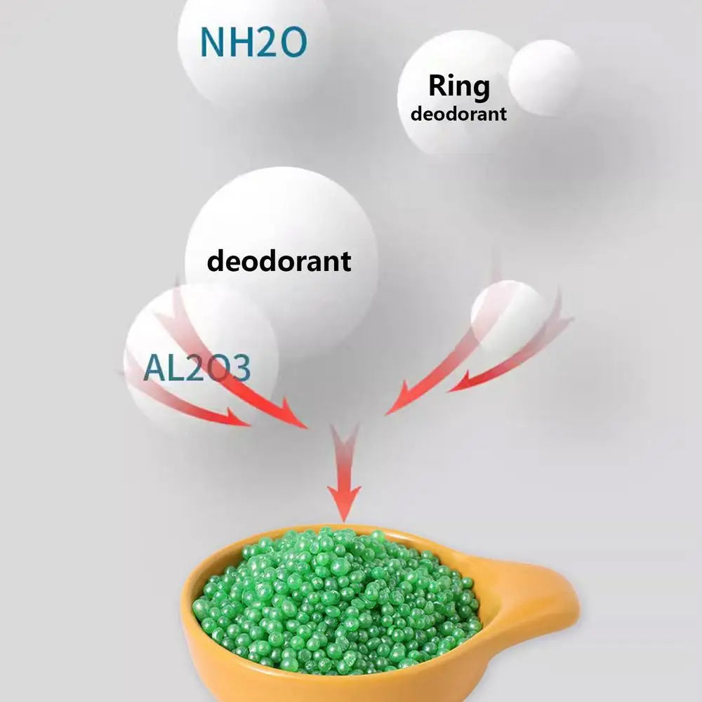 250ml Cat Litter Deodorant Beads For Kitten Toilet Artifact Pet Odor Activated Carbon Absorbs Cat Sand Stink Cleaning Supplies