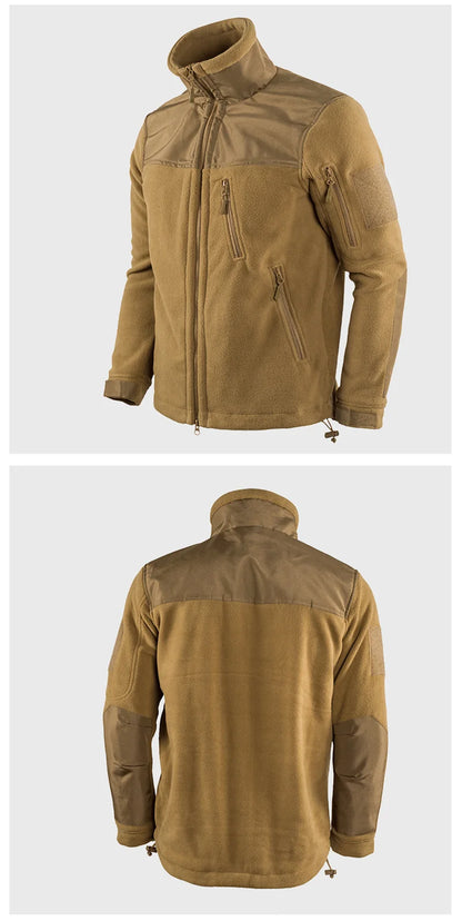 Winter Tactical Fleece Jacket Military Army Jacket Thermal Warm Camouflage Work Coats Mens Clothes Husband  Field Jacket Outwear