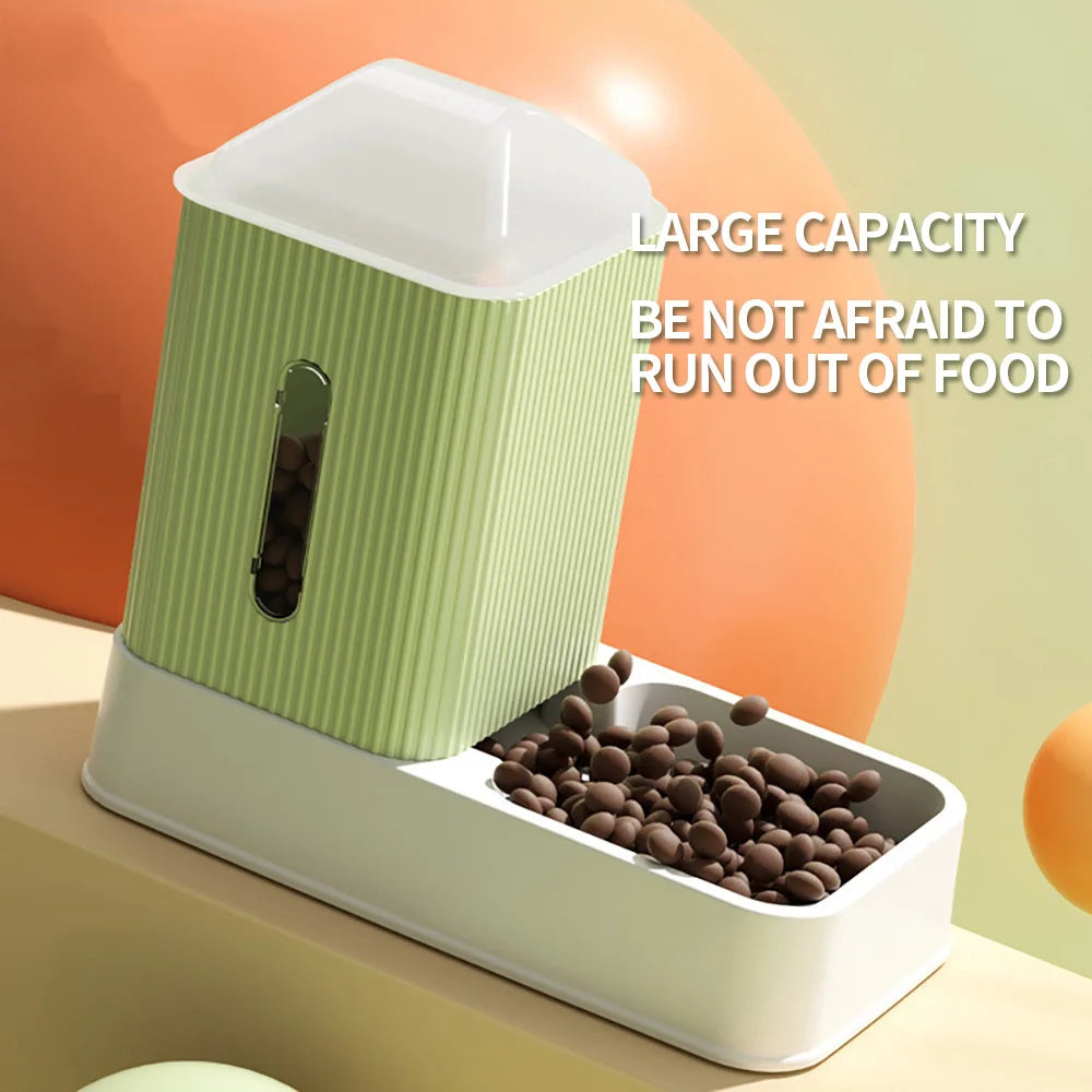 Automatic Pet Feeder 3.5L Large Capacity Pets Feeding Bowls Cat Water Dispenser Dog Food Feeder Drinking Fountain Feeding Bowl