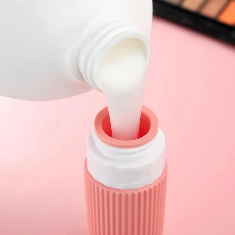 90ML Travel Bottle Set Refillable Lotion Shampoo Shower Gel Tube Bottling Cosmetic Empty Liquid Leak Proof Container Accessories