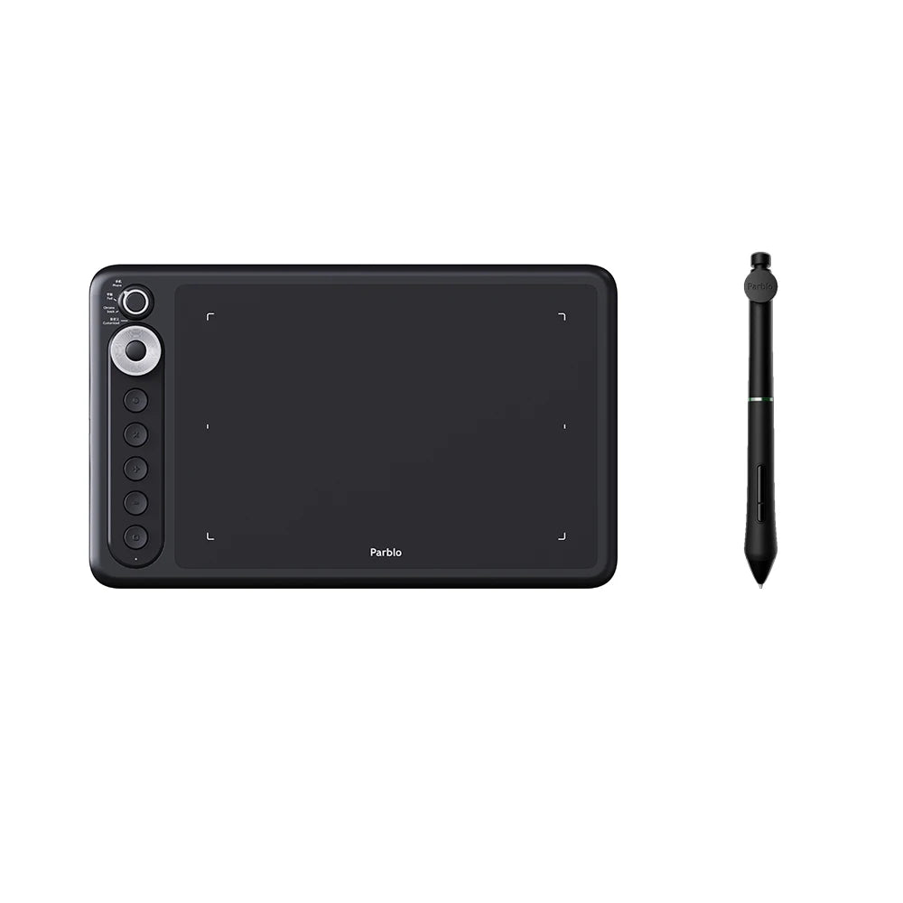 Parblo Intangbo X7 Drawing Tablet 7.2x4.5 inch Graphics Tablets,Digital Drawing Tablet with 6 Customized Keys for Digital Art