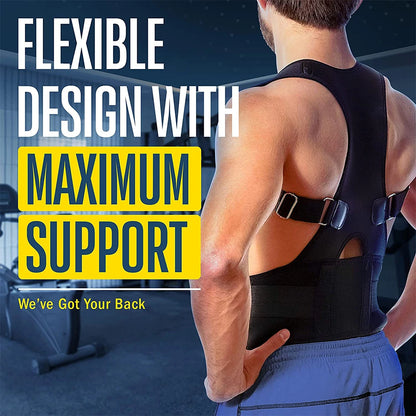Posture Corrector Belt, Back Brace for Posture, Adjustable Back Support Straightener Shoulder Posture Support for Pain Relief
