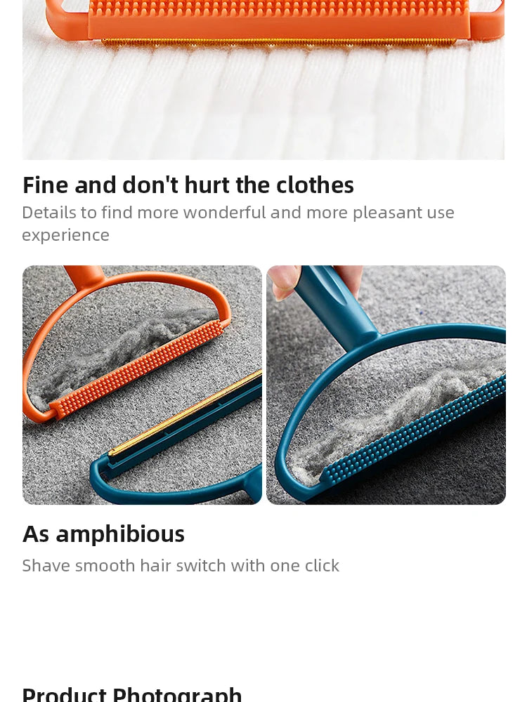 Portable Clothes Lint Roller Remover Lint Fabric Shaver， Removes Pet Hair Lint Particles From Clothes Cleaning Tool