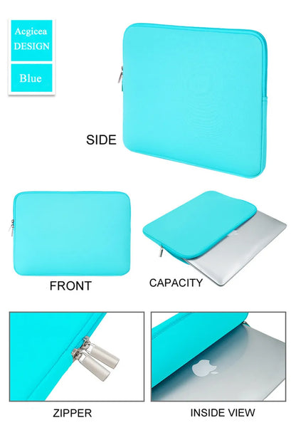 Laptop Bag 15.6-6 Inch Laptop Case Soft Computer Bag Office Travel Business for Macbook Air Pro Xiaomi MateBook HP Dell