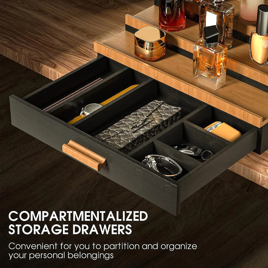Perfume Organizer Shelf Stand 3 Tier Drawer Storage For Fragrance Collection Perfume Stand Organiser