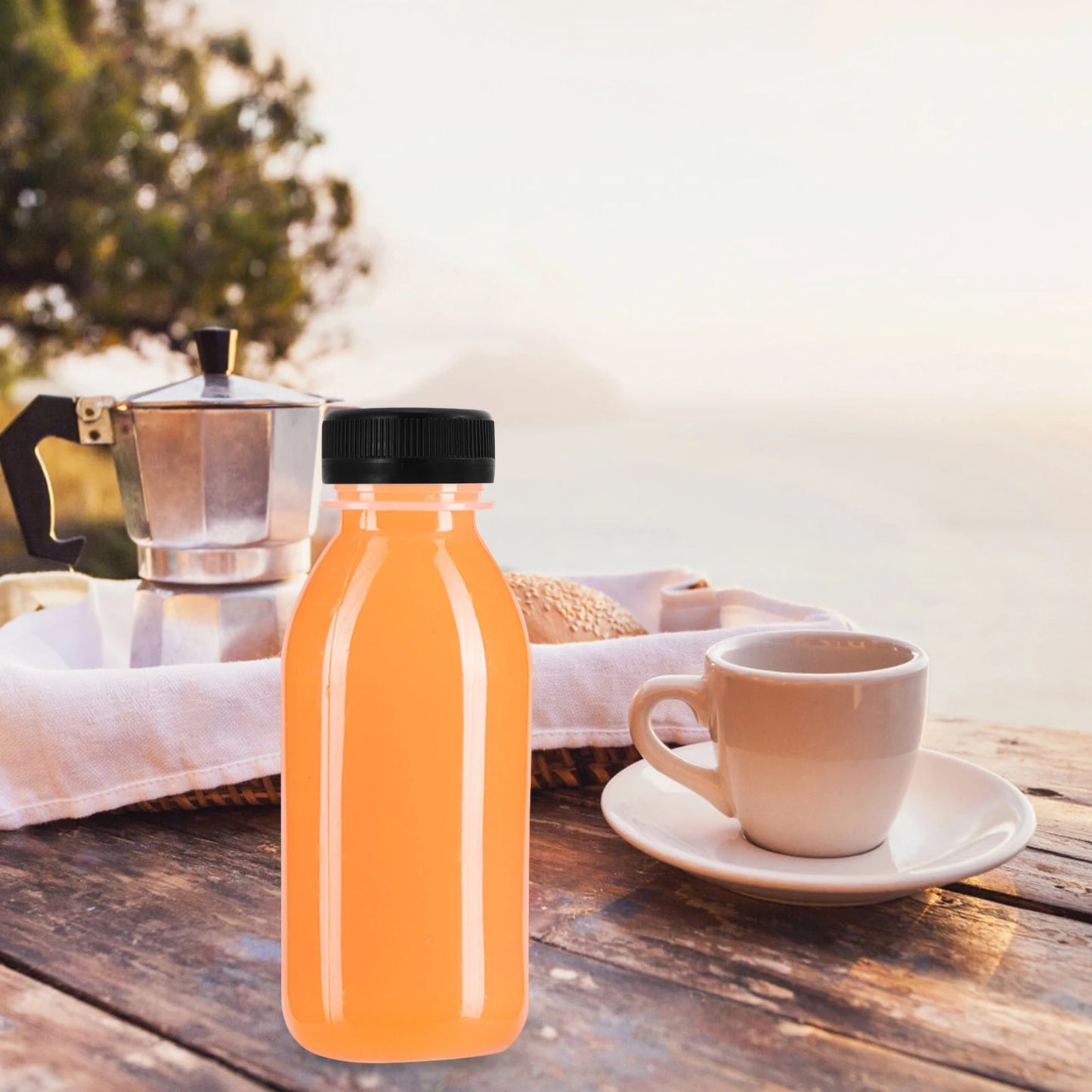 10pcs Beverage Bottle 300ml Juice Storage Kid Water Bottles Juice Kid Water Bottles Jug Kid Water Bottles Transparent Beverage