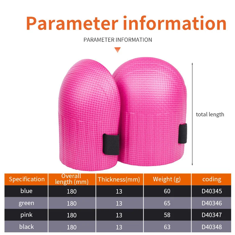 NEW Knee Protection Pad Tile Mud Workers Knee Waterproof Thicken Memory Foam, Bounce Back Function