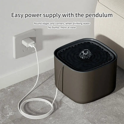 2/3L Cat Water Fountain Auto Recirculate Filter Large Capacity Filtring Cat Water Drinker USB Electric Mute Cats Water Dispenser