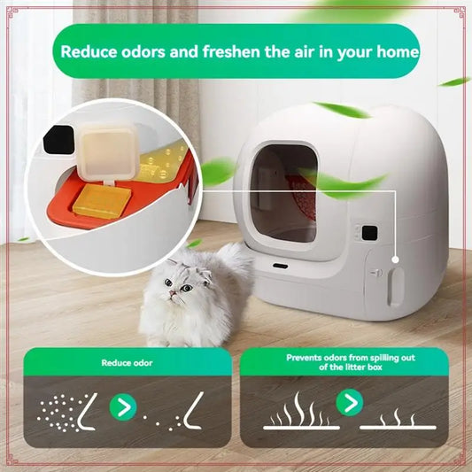 N50 Odor Eliminator Forpuramax Self-Cleaning Cat Litter Box Pet Toilet Odor Control Deodorant Cubes 3PCS