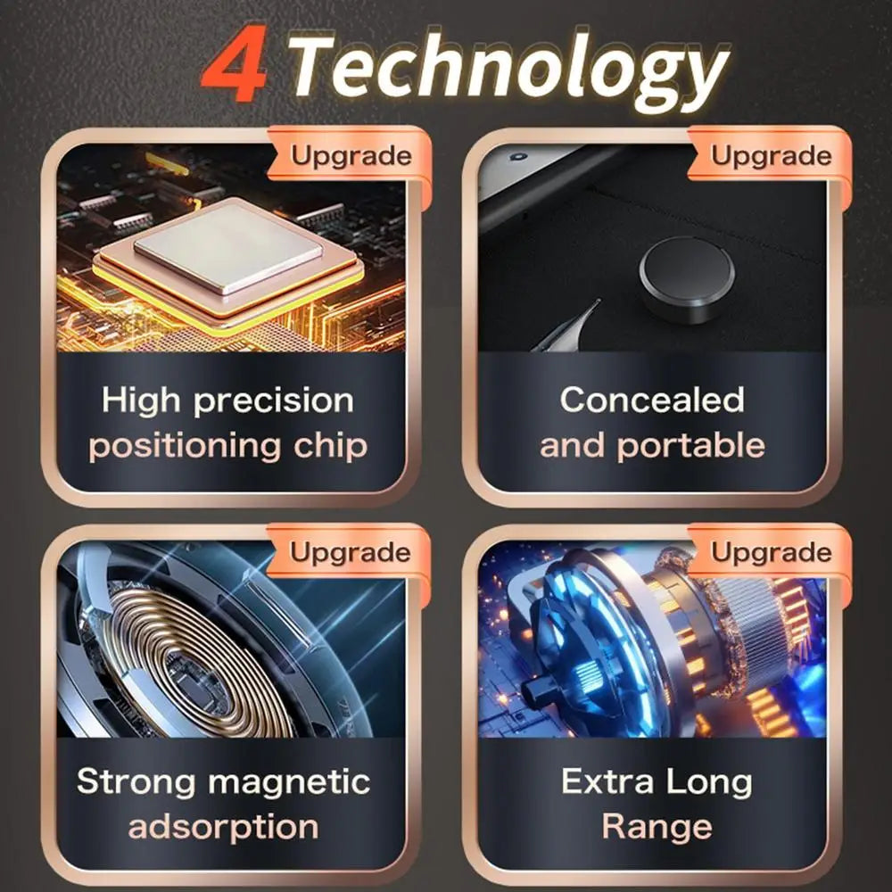 2G Car GPS Tracker Portable Vehicle Tracker with Strong Magnetic Real Time Car Tracker Detector for Monitor Kids