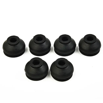 6pcs Ball Joint Boot Suspension Steering Dust Cover Track Tie Linkage Rubber Dust Boot Covers Track Rod End Replacement Kit