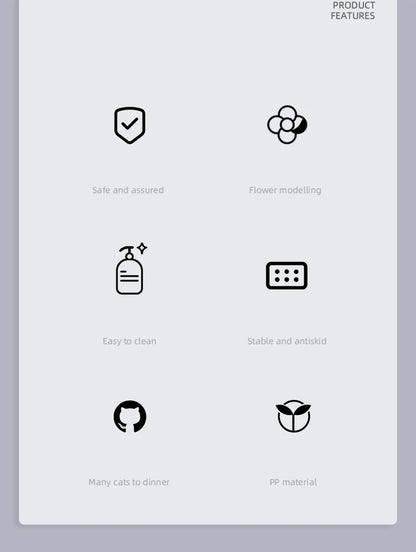 Six-in-one Dog Bowl Puppy Slow feeder Dog Bowl Cat Water Bottle flower-shaped cat Water feeding bowl Healthy Eating plate Pet ac