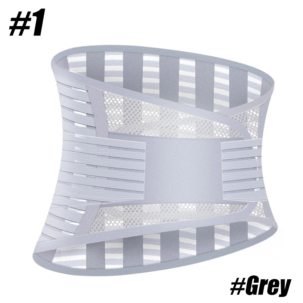 Breathable Back Brace for Lower Back Pain Relief, Lumbar Support Belt with Lumbar Pad for Men & Women Herniated Disc, Sciatica