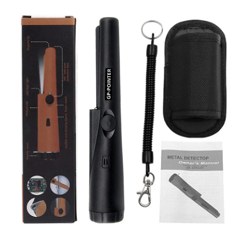 Metal Detector Outdoor Adventure Handheld Metal Detector Pinpointer   Finder Waterproof 360° Side Scan Metal Detector Rod