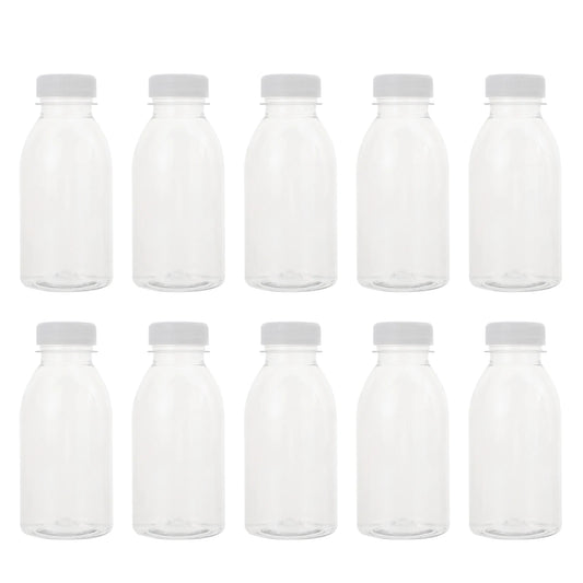 10pcs Beverage Bottle 300ml Juice Storage Kid Water Bottles Juice Kid Water Bottles Jug Kid Water Bottles Transparent Beverage