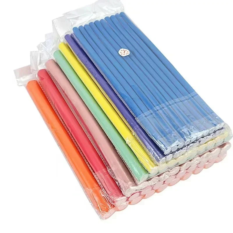 20pcs Flexible Hair Curling Rod Hair Curler Makers Soft Foam Bendy Twist Curls Flexi Rollers Styling Tools Hair Roller