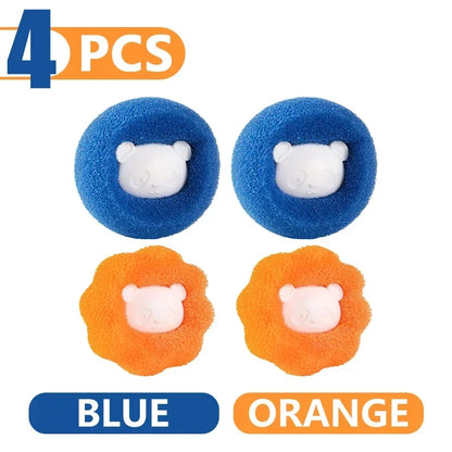 Laundry Balls Pet Hair Collector for Washing Machine Reusable Laundry Lint Catcher Removes Lint From Clothes Pet Cat Accessories