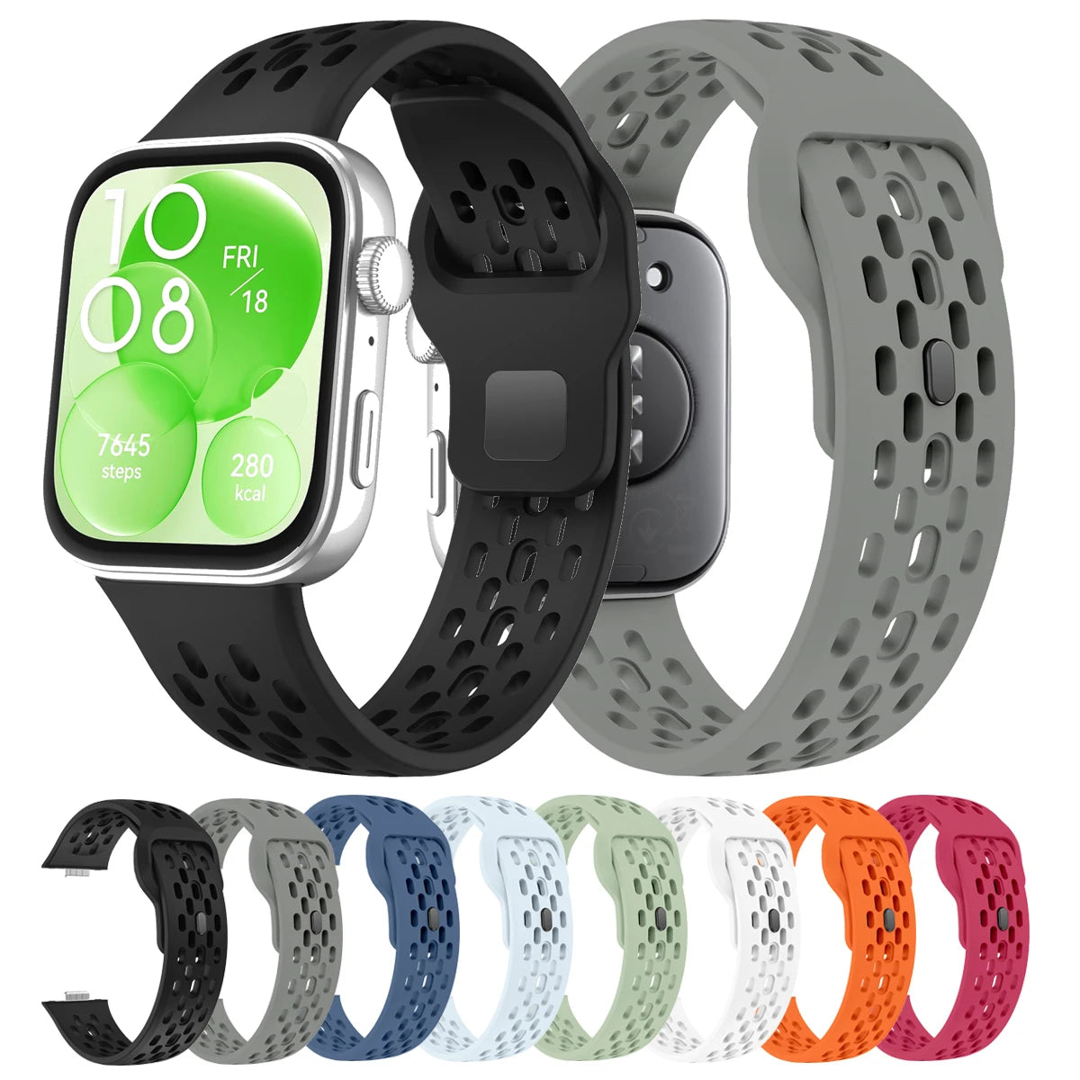 Sport Bracelet for Huawei Watch Fit 4 Pro Strap Hollow Silicone Wristband for Huawei Watch Fit 4 Band Huawei Watch Fit 3 Correas