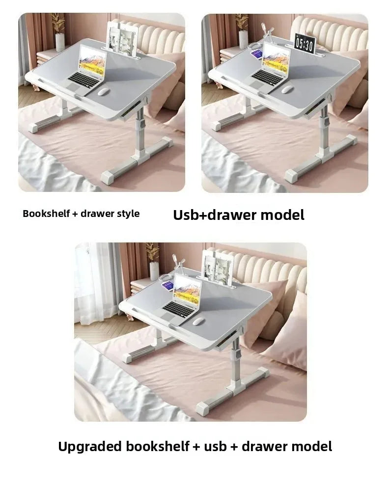 Bed Dormitory Student Writing Bed Desk Laptop Office Small Table Board Foldable Lift