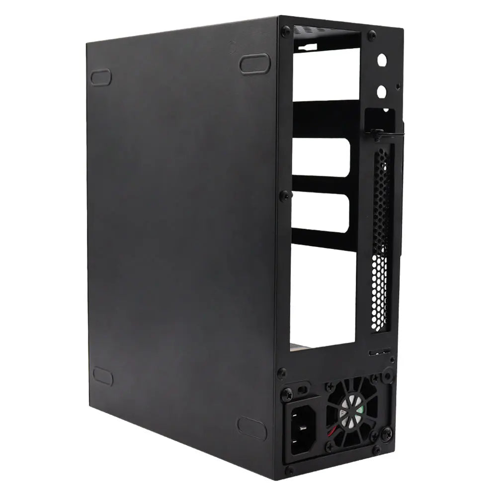 HTPC Computer Case Mini ITX Gaming PC Chassis Desktop Chassis USB3.0 Computer Case Home Computer Case Black and Silver