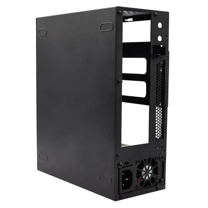 HTPC Computer Case Mini ITX Gaming PC Chassis Desktop Chassis USB3.0 Computer Case Home Computer Case Black and Silver