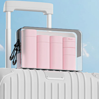 6pcs 15-100ml Travel Bottles Set Cosmetic Bottles Empty Container Leakproof Refillable Bottle For Shampoo Conditioner Lotion