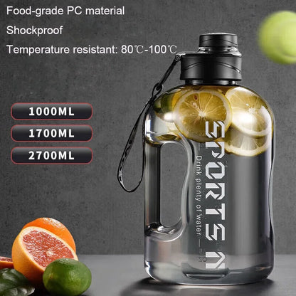 New Sports Water Cup Student Sports Fitness Super Large Capacity Water Cup High Temperature Resistant Summer Practical Fall