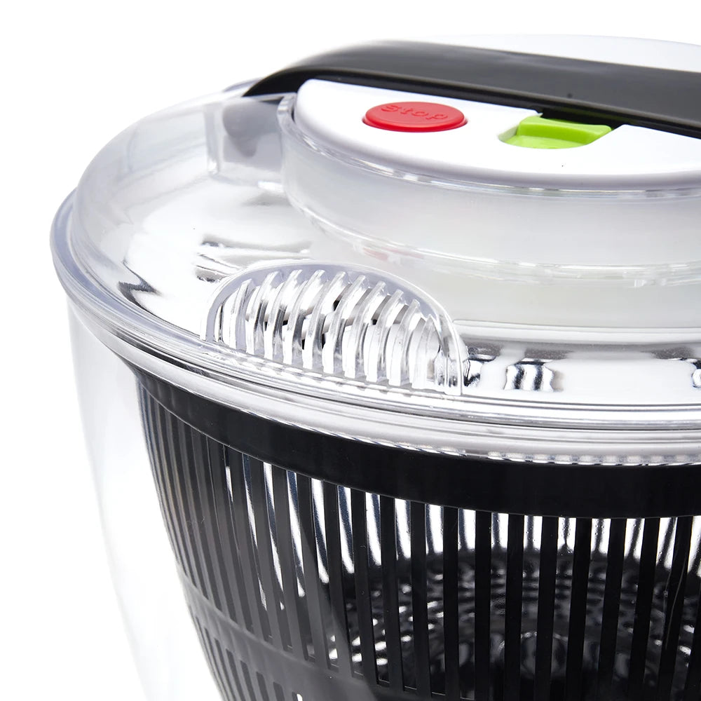 【Lifeideas】5L Salad Spinner Large Salad Sowl With Lid One-handed Easy Press Salad Spinner Washer Dryer Drainer Mixer
