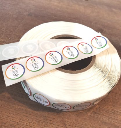 10/50/100Pcs Boost Review NFC Sticker Google Google Review NFC Sticker Increase Your Reviews Google Tap To Review Cards NFC Tag