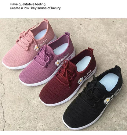 2025 Fashionable Lightweight Women's Spring/Autumn Flats: Comfortable Casual Single Shoes in Cotton Fabric womens shoes