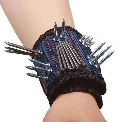 SenNan Magnetic Wristband for Holding Screws Nail Drilling Bits,Wrist Tool Holder Belts with Strong Magnets Gadgets for Unisex