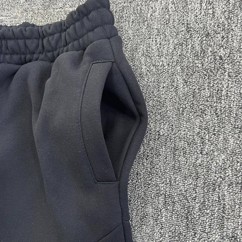 Jogging Streetwear Hoodies Trousers Set Centre Cee Tracksuit Men Clothing Y2k Cotton Sweatshirts Tops Pants Mens Clothes Black