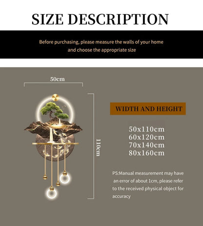 Entrance Decoration Pendant Lamps Luxury Abstract Plant Corridor Hanging Painting TV Background Wall Painting With  Light Lustre