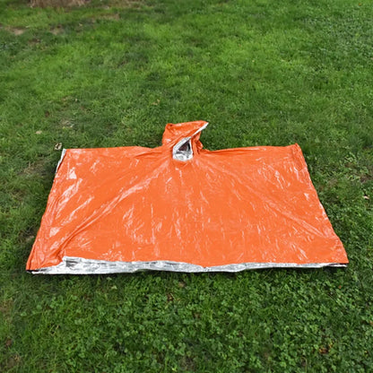 Outdoor Multifunction Raincoat Camping Raincoat Waterproof Survival Emergency Reflective Clothing Camping Gear