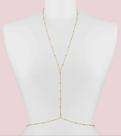 Sexy Lingerie Women Body Chain Simple Metal Scallop Pendant Transparent Waist Chain For Women Festival Outfit Jewelry