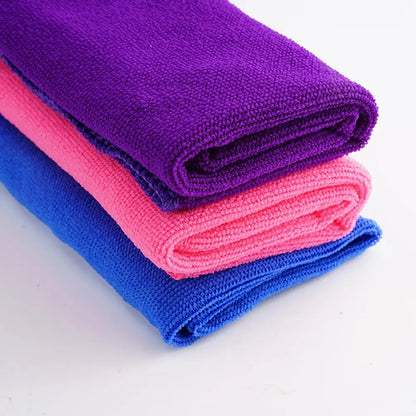 35x75CM Rectangular Face Towel Microfiber Towels Embossed Thick Soft Absorbent Ultrafine Fiber Towel Beach Bath Hair Dry Towel