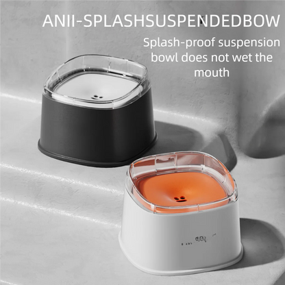 Spill Proof Water Bowl for Dogs Slow Drinking Bowl for Messy Drinkers 2000ml Large Capacity Pet Puppy Kitten Drinking Dispenser